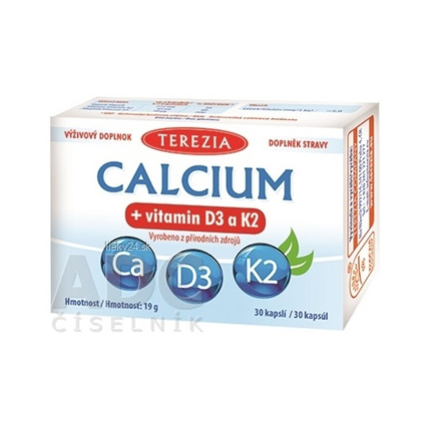 TEREZIA CALCIUM + vitamín D3 a K2