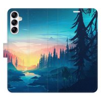 Flipové puzdro iSaprio - Magical Landscape - Samsung Galaxy A14 / A14 5G