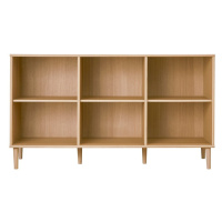 Knižnica v dekore duba v prírodnej farbe 133x75 cm Mistral – Hammel Furniture