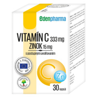 EDENPHARMA Vitamín C + Zinok s postupným uvoľňovaním 30 kapsúl