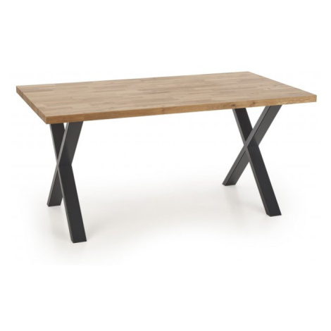 Jedálenský stôl APEX masívny dub 160x90 cm,Jedálenský stôl APEX masívny dub 160x90 cm Halmar