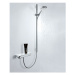 Hansgrohe Raindance Select E, sprchová súprava 120 3jet so sprchovou tyčou 90 cm, biela/chrómová