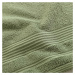 Kaki froté bavlnený uterák 50x90 cm Tendresse – douceur d'intérieur