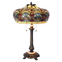 Stolná lampa Orient v štýle Tiffany