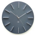 Dizajnové nástenné hodiny Future Time FT2010GY Round grey 40cm