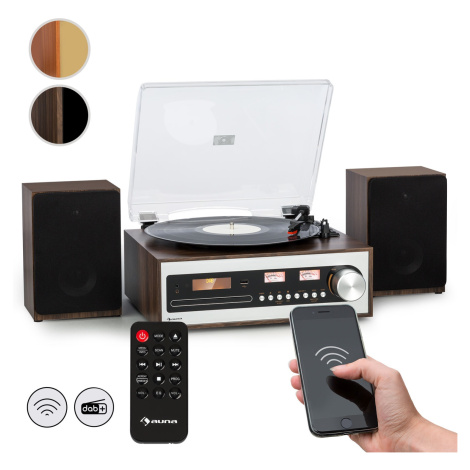 Auna Oxford SE, mini stereo systém, DAB+/FM, BT funkcia, vinyl, CD, AUX-In