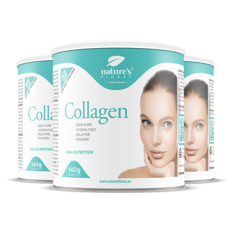 Nature's Finest Collagen Powder | čistý hydrolyzovaný kolagenový prášek | kolagen typu II pro el