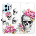 Flipové puzdro iSaprio - Crazy Skull - Xiaomi Redmi Note 12 5G