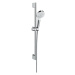 Hansgrohe Crometta, sprchová sada 1jet Green 6 l/min so sprchovou tyčou 65 cm, biela/chrómová, H