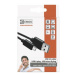 USB kábel 2.0 A/M - micro B/M 2m čierny (EMOS)