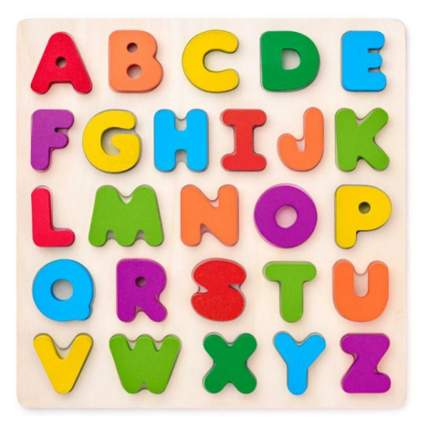 Woody Puzzle ABC-masívne písmená na doske
