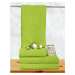 Bavlnený uterák a osuška, Finer zelený 70 x 140 cm