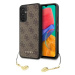 Kryt Guess Samsung Galaxy A34 5G brown hardcase 4G Charms Collection (GUHCSA34GF4GBR)