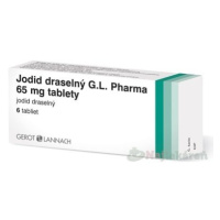 Jodid draselný G.L. Pharma 65 mg tablety, 6ks