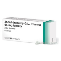 Jodid draselný G.L. Pharma 65 mg tablety tbl. 6 x 65 mg