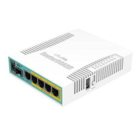 MIKROTIK RouterBOARD hEX PoE + L4 (800MHz; 128MB RAM, 5xGLAN switch, PoE in/out, zdroj)