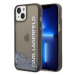 Kryt Karl Lagerfeld KLHCP14SLCKVK iPhone 14 6,1" black hardcase Liquid Glitter Elong (KLHCP14SLC