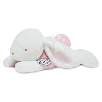 Plyšový zajac Happy Blush Doudou et Compagnie biely 80 cm od 0 mes