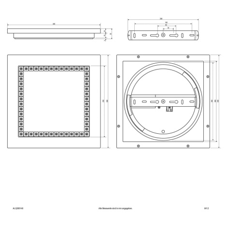 EVN ALQ LED panel biely 15 W 30x30 cm 4 000K