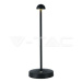 3W LED stolová lampa čierna 3v1 VT-1073 (V-TAC)