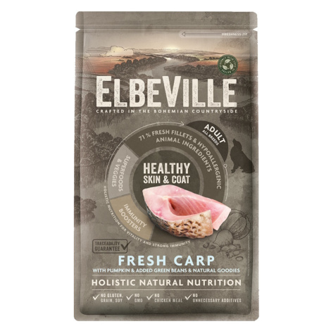 ELBEVILLE Healthy Skin and Coat Fresh Carp granule pre psov 1 kus, Hmotnosť balenia (g): 1,4 kg