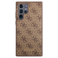 Plastové puzdro Guess na Samsung Galaxy S23 Ultra 5G S918 GUHCS23LG4GFBR 4G Metal Gold Logo hned