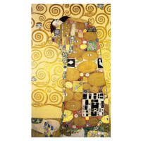 Obraz reprodukcia 50x80 cm Fulfilment, Gustav Klimt – Fedkolor