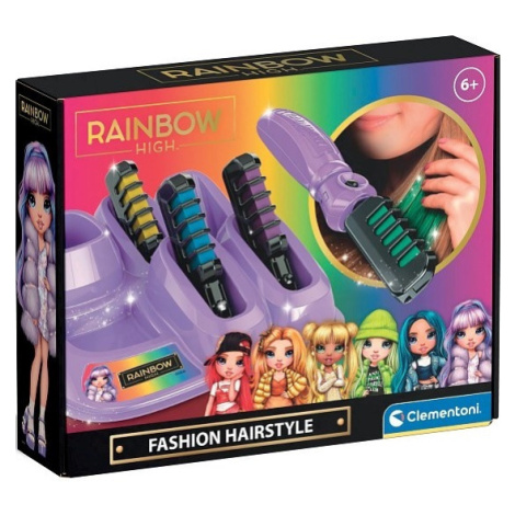 Rainbow High - Vlasový make up - Módny dúhový účes