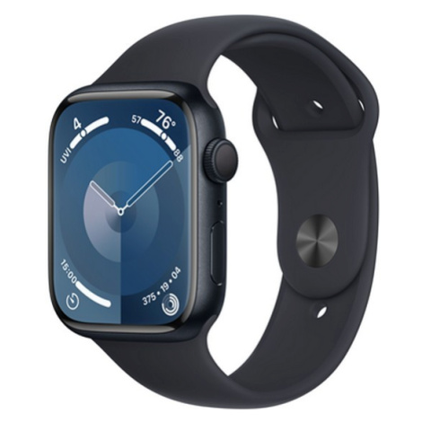 APPLE WATCH SERIES 9 GPS 45MM MIDNIGHT ALUMINIUM CASE WITH MIDNIGHT SPORT BAND - M/L, MR9A3QC/A