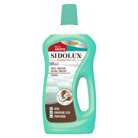 SIDOLUX Premium Floor Care Kokos & máta čistič podlah vinyl, linoleum, dlažba 1 l