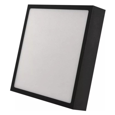 Matne čierne LED stropné svietidlo 22,5x22,5 cm Nexxo - EMOS