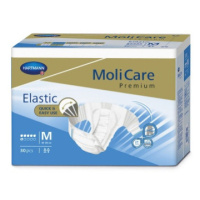 MoliCare Premium Elastic 6 kvapiek M plienkové nohavičky zalepovacie 30 ks