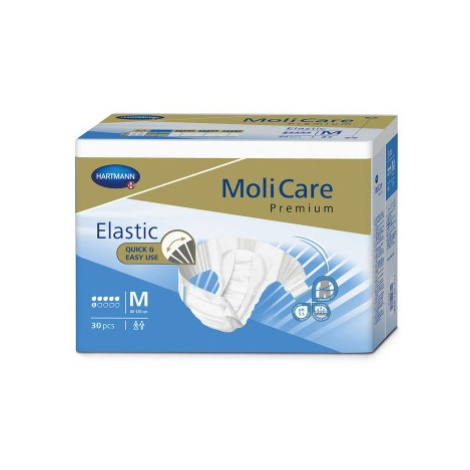 MoliCare Premium Elastic 6 kvapiek M plienkové nohavičky zalepovacie 30 ks