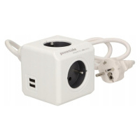 PowerCube Extended USB Extension socket with wire 3 m