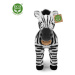 Plyšová zebra stojaca 30 cm ECO-FRIENDLY