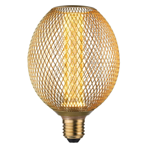 Paulmann LED MetallicGlow Globe Spiral E27 mosadz