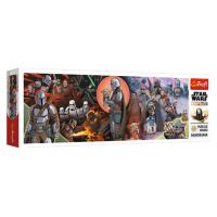 Trefl Panoramatické puzzle 1000 - Dobrodružstvá Mandalorian / Lucasfilm Star Wars The Mand