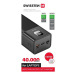 Powerbanka Swissten 40 000 mAh, 65/100W USB-C, čierna
