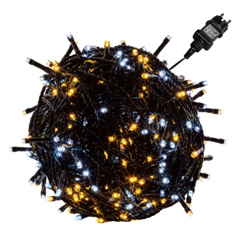 VOLTRONIC Vianočná reťaz - 10 m, 100 LED, zelený kábel VOLTRONIC®