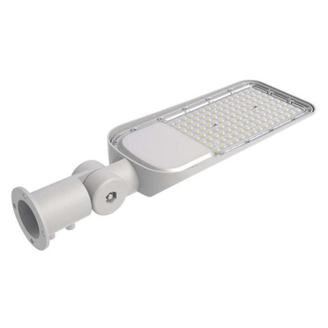 Pouličné LED svietidlo so súmrakovým senzorom HL 50W 4000K 5000lm VT-50ST-S (V-TAC)