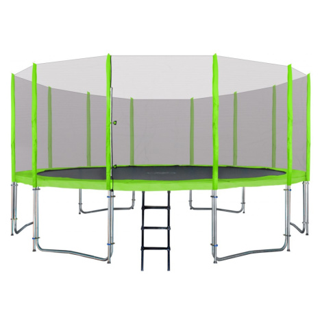RAMIZ Záhradná trampolína SkyRamiz 487cm 16FT pre deti zelená + príslušenstvo