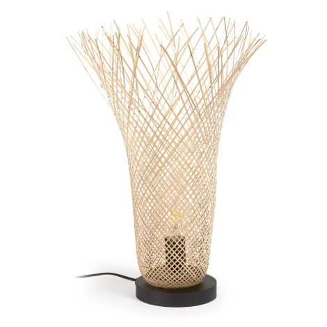 Bambusová stolová lampa v prírodnej farbe s bambusovým tienidlom (výška 50 cm) Citalli - Kave Ho Kave Home