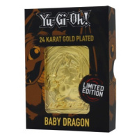 Konami Yu-Gi-Oh! Limited Edition 24K Gold collectible - Baby dragon