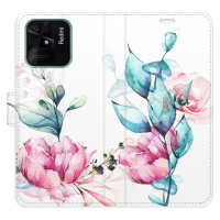 Flipové puzdro iSaprio - Beautiful Flower - Xiaomi Redmi 10C
