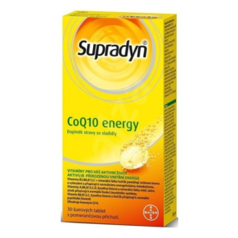SUPRADYN CoQ10 Energy 30 šumivých tabliet