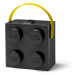 LEGO® box s rukoväťou - čierna
