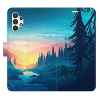 Flipové puzdro iSaprio - Magical Landscape - Samsung Galaxy A32