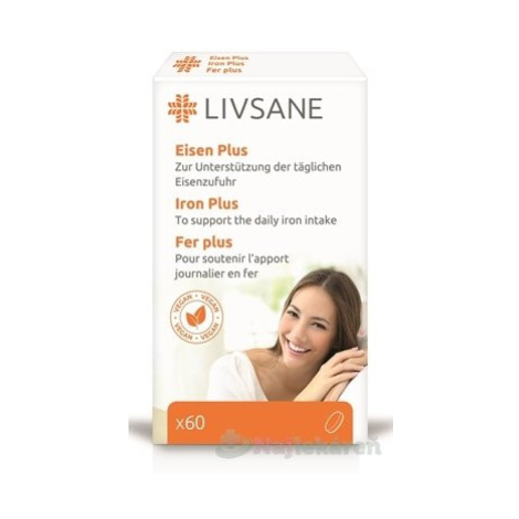 LIVSANE Železo Plus s Vitamínmi 60 tbl