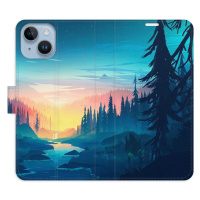 Flipové puzdro iSaprio - Magical Landscape - iPhone 14