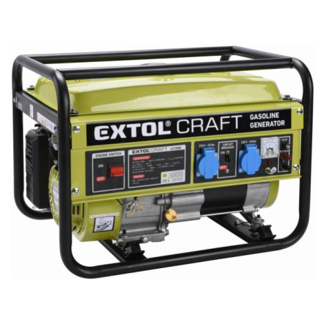 EXTOL CRAFT Elektrocentrála rámová benzínová 1F, 2,8kW, 6,5HP Extol Premium
